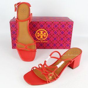 NEW Tory Burch Mini Benton Knot Strap Leather Sandal